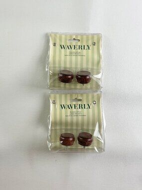 Waverly Dark Brown End Caps (2 Packs \ 4 Total)